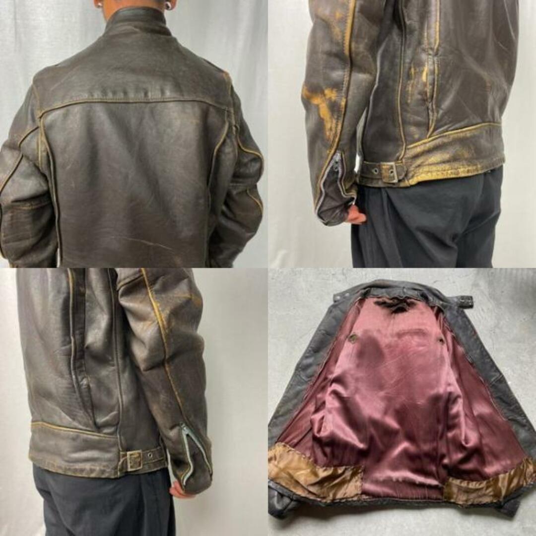 70年代 Schott ショット シングルライダースジャケット  メンズL相当