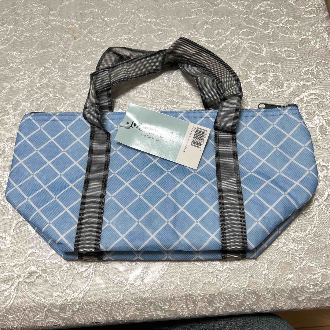 エコバッグ　ランチトート　ダイヤチェック レディースのバッグ(エコバッグ)の商品写真