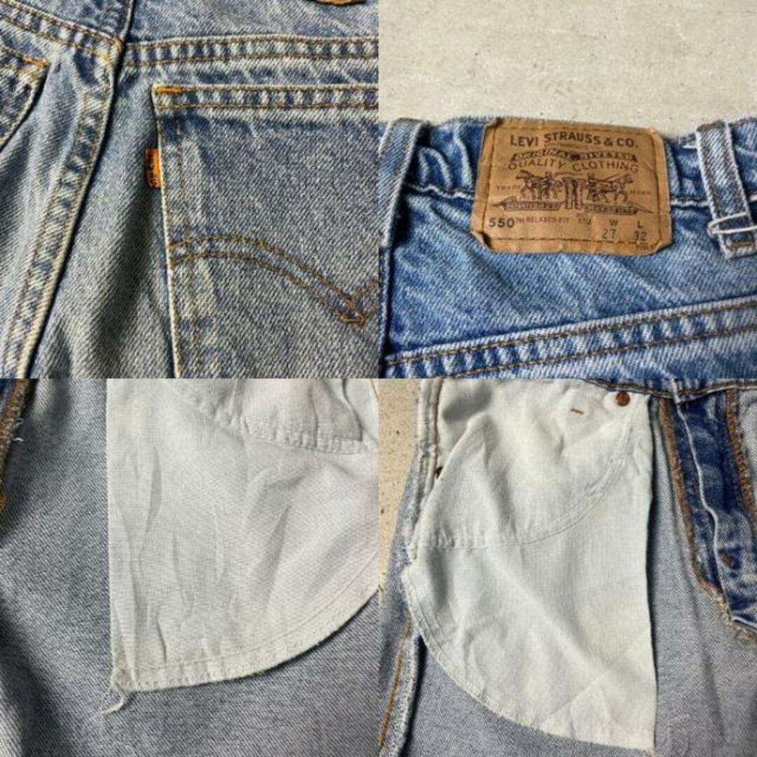 90年代 Levi's リーバイス 550 RELAXED FIT STUDENT デニムパンツ レディースW27
