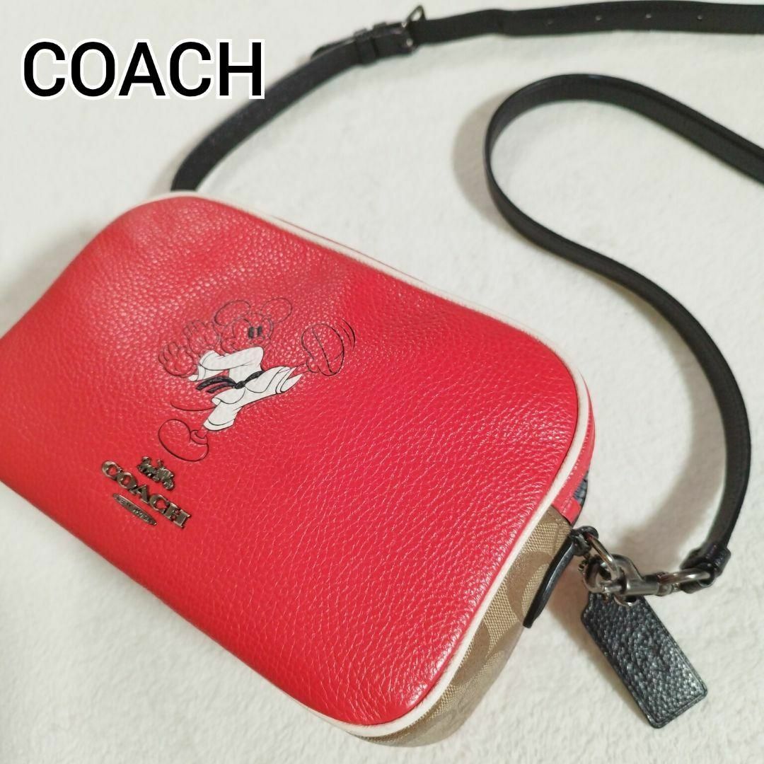 新品　COACH Disney Mickey空手ポーチ