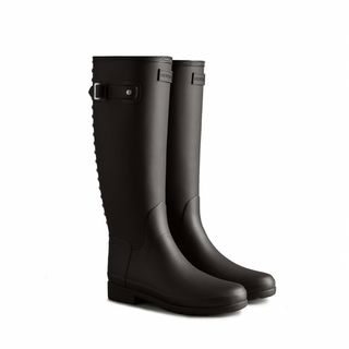 ハンター(HUNTER)の【新品未使用】REFINED TALL STUD BACK BOOTS(レインブーツ/長靴)