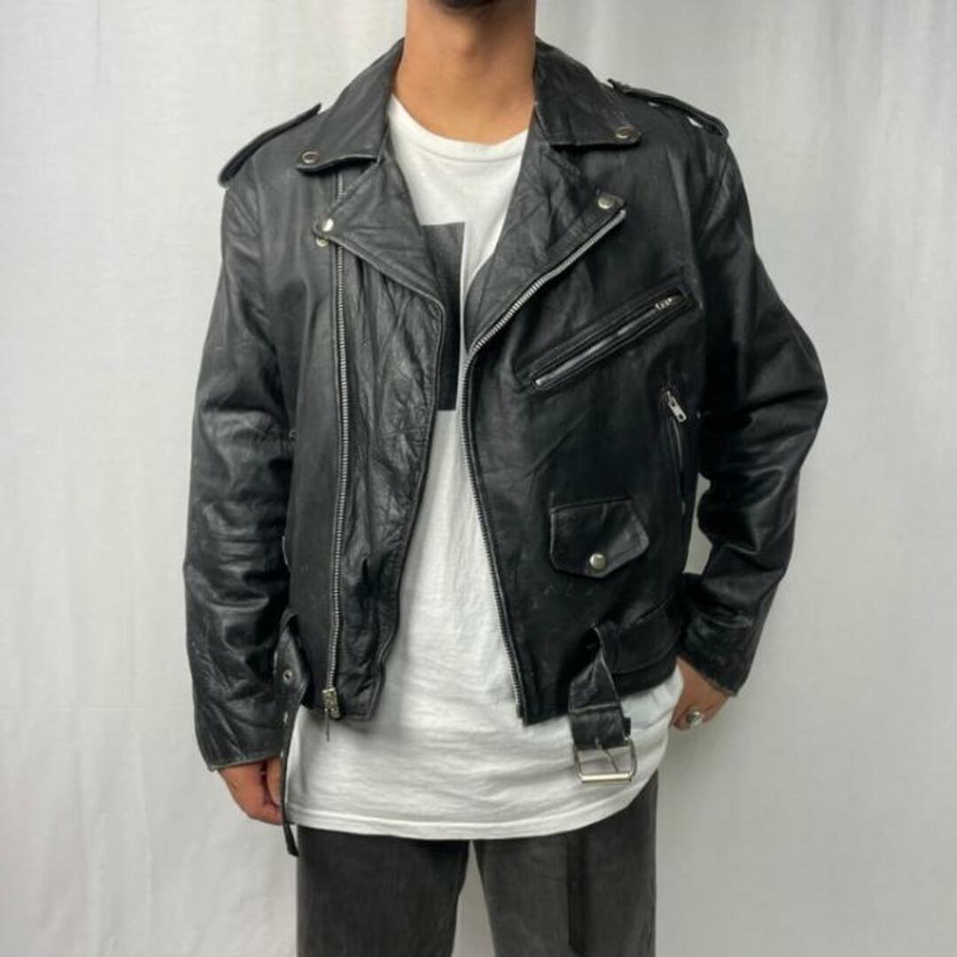 90年代 echtes leder ユーロ パキジャン ダブルライダースジャケット