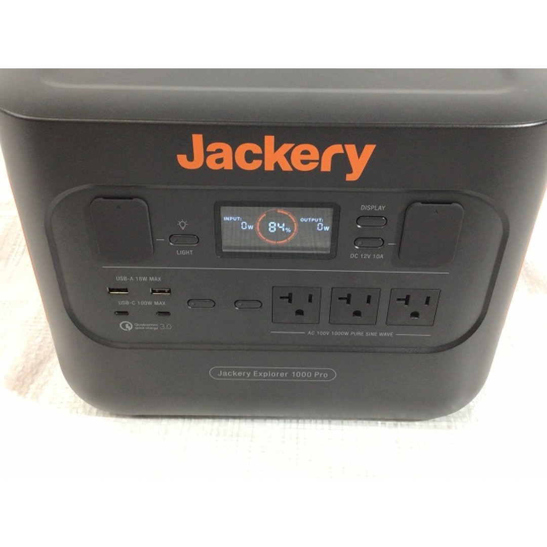 ☆極美品☆Jackery ジャクリー ポータブル電源 Explorer 1000 Pro JE-1000B 1000Pro 278400mAh/1002Wh USB/Type-C 73433