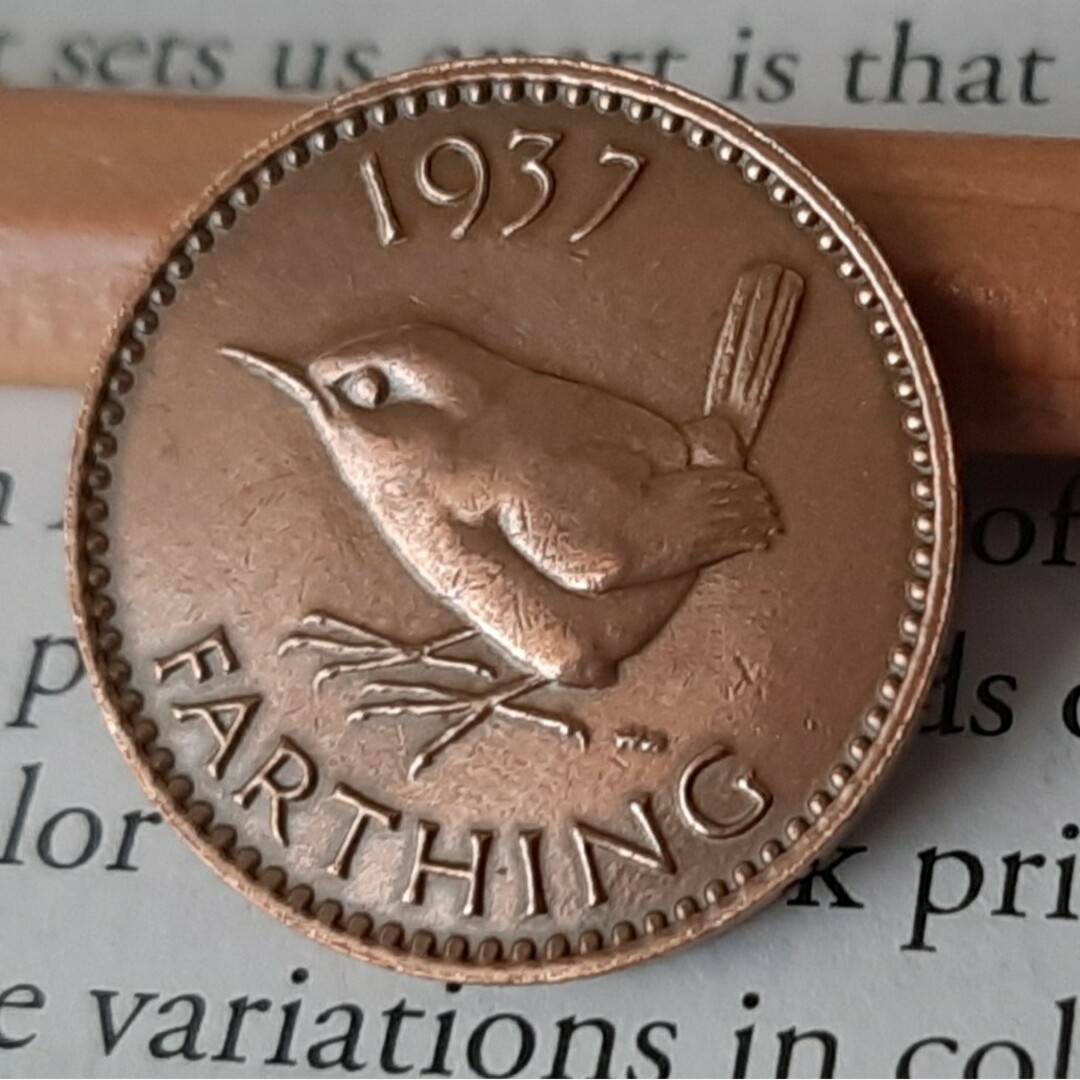 100枚セット イギリス 1937~1952年 ブロンズファジング 英国コイン 6