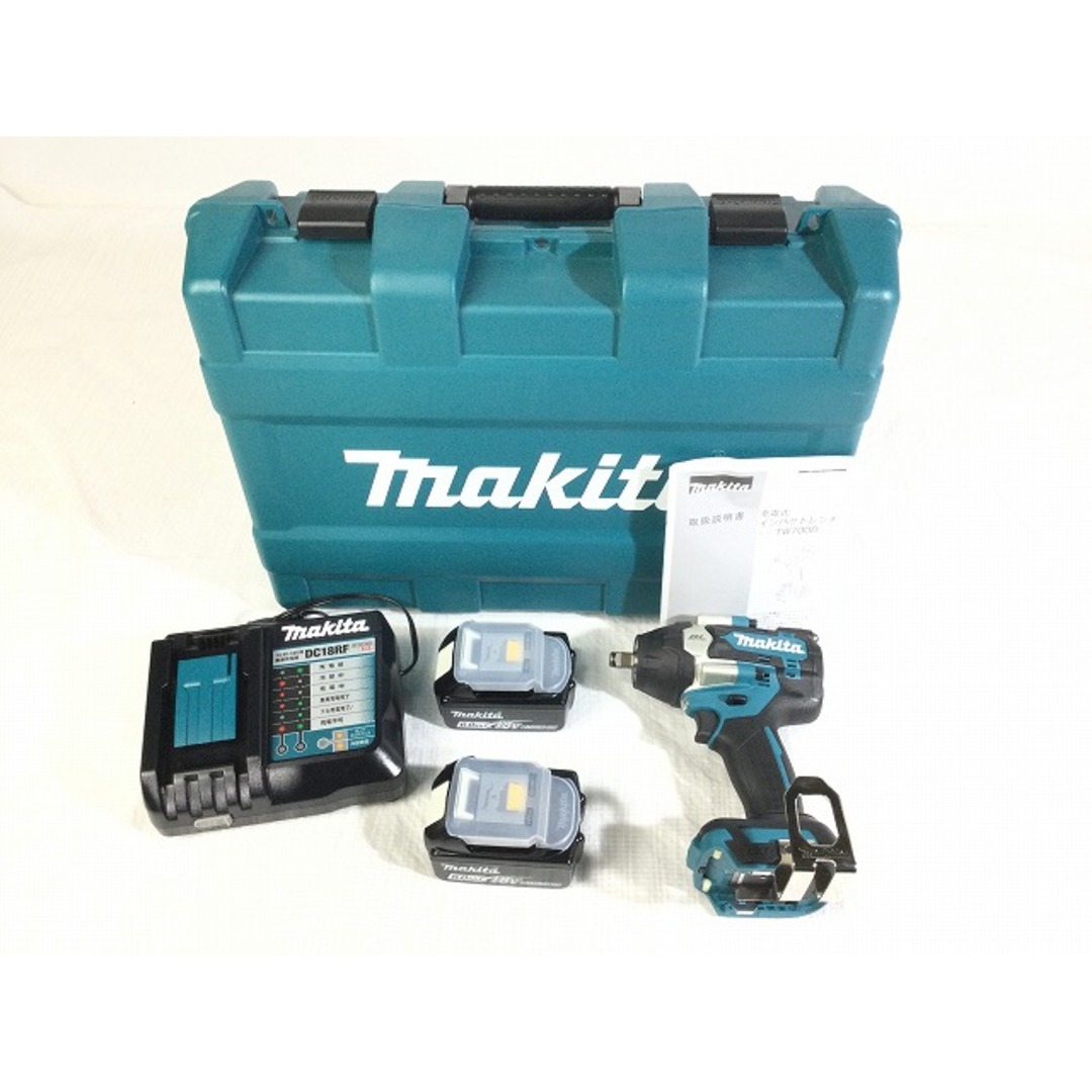 Makita ☆未使用品☆makita マキタ 18V 充電式インパクトレンチ TW700DRGX バッテリー2個(18V 6.0Ah) 充電器  ケース付 コードレス 79212の通販 by 工具販売専門店Borderless(ラクマ店)｜マキタならラクマ