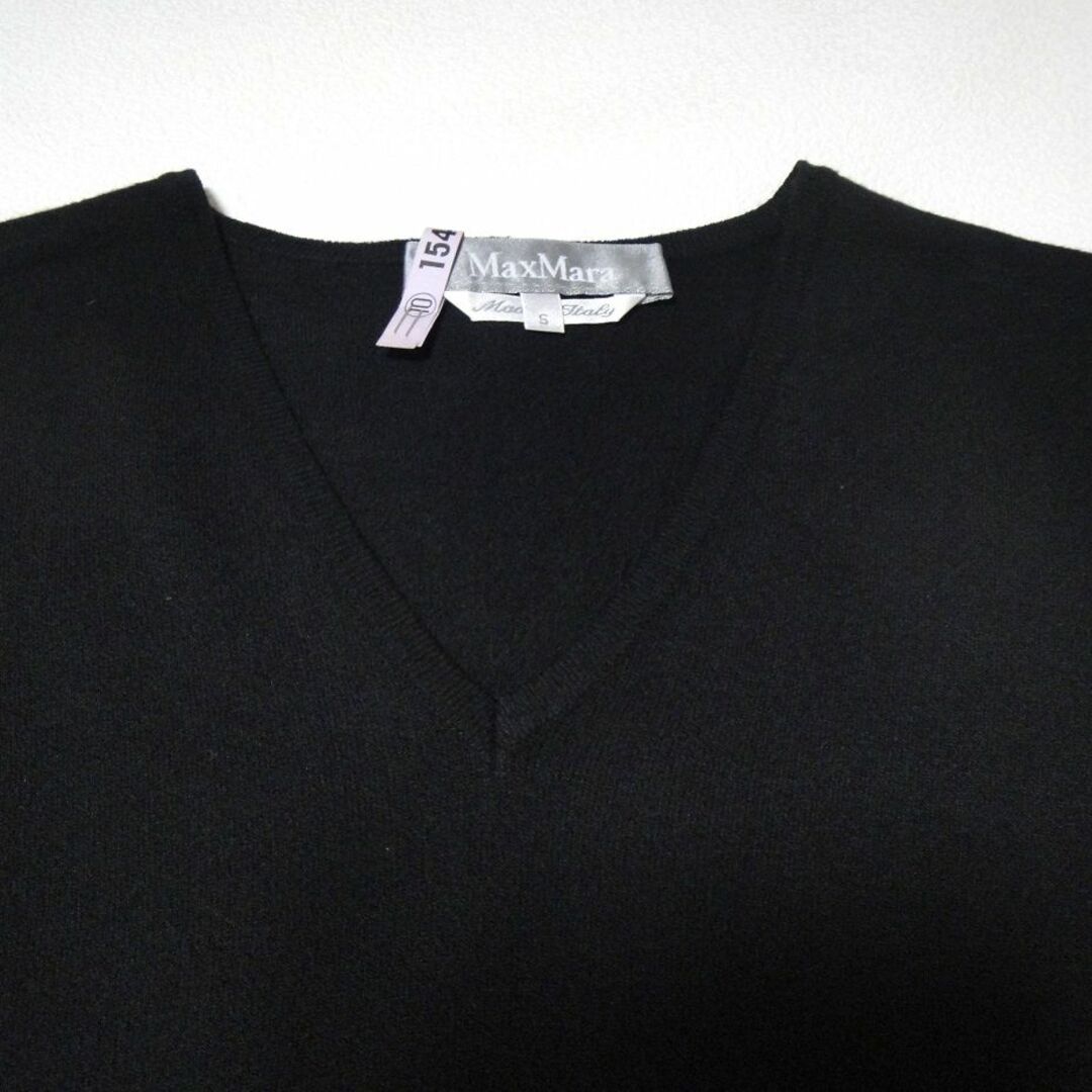 送料込】◇Max Mara◇ブラック Vネック ノースリーブ ニット 送料込】◇Max Mara◇ブラック Vネック ノースリーブ ニット