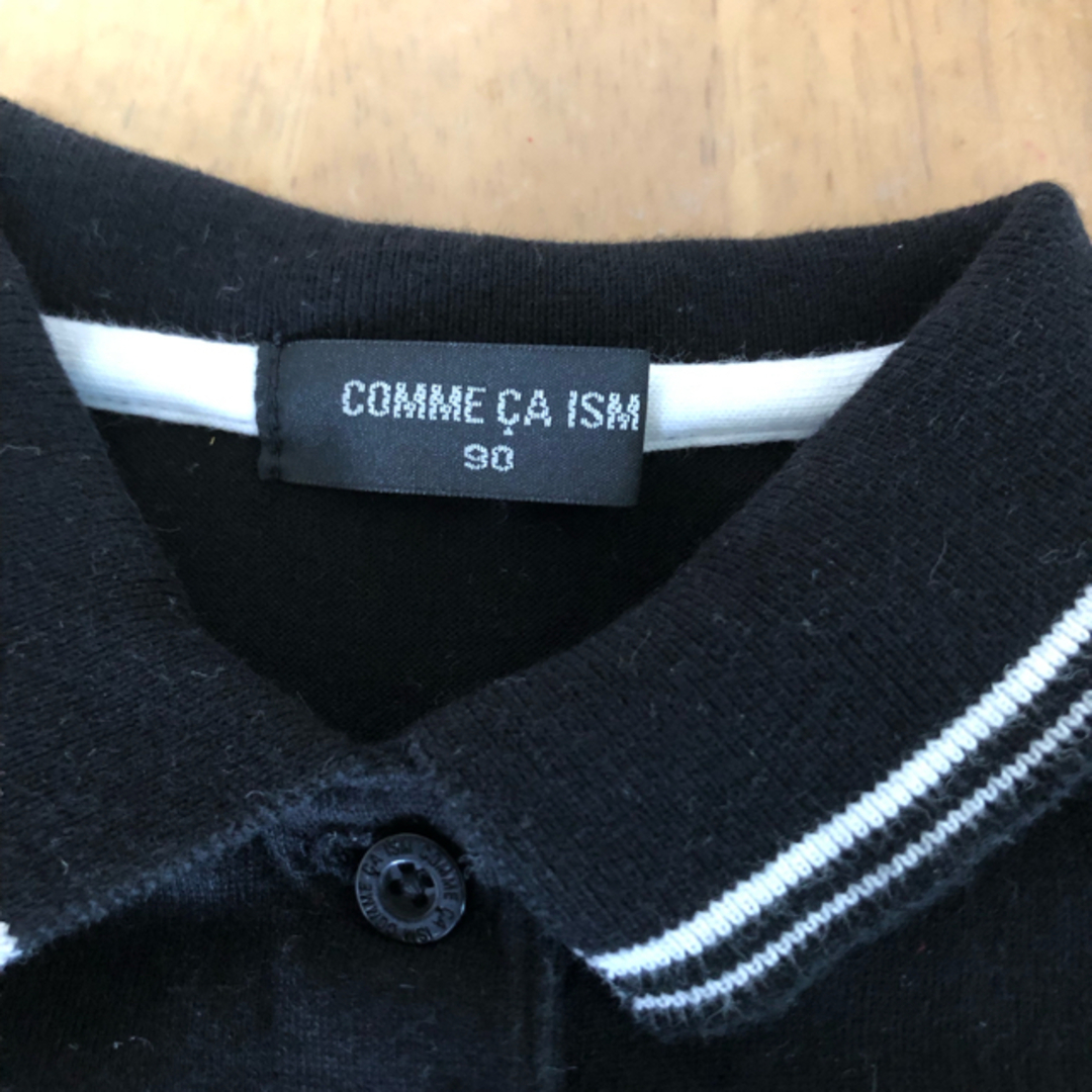 COMME CA ISM(コムサイズム)のコムサイズム　ポロワンピース　90 キッズ/ベビー/マタニティのキッズ服女の子用(90cm~)(ワンピース)の商品写真