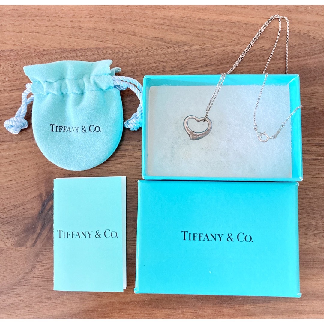 Tiffany & Co.   ティファニー オープンハート ネックレスの通販 by