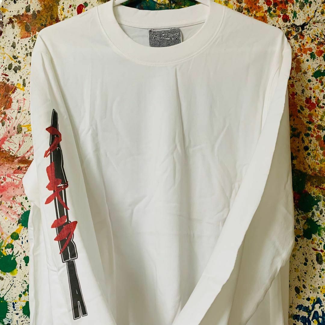 AKIRA リプリント ロンT 長袖 メンズ 新品 秋 冬 お洒落 個性的c