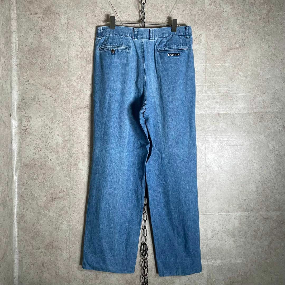 LANVIN - 90s ヴィンテージ ランバンスポーツ ワイドデニムパンツ