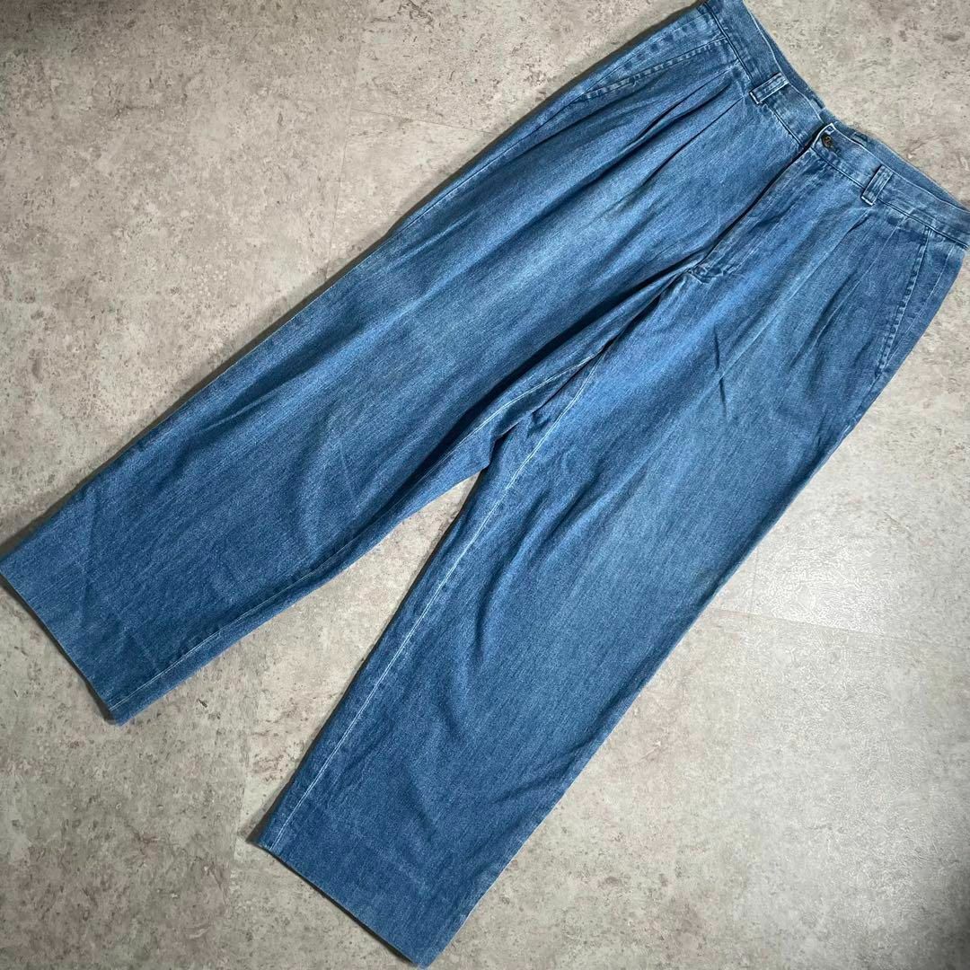 LANVIN - 90s ヴィンテージ ランバンスポーツ ワイドデニムパンツ