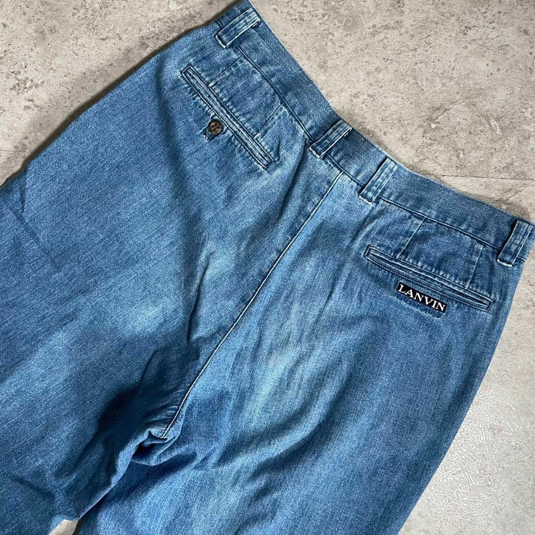 LANVIN - 90s ヴィンテージ ランバンスポーツ ワイドデニムパンツ