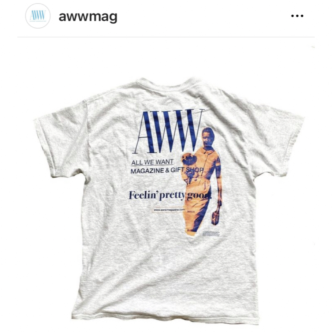 AWW magazine Tシャツ