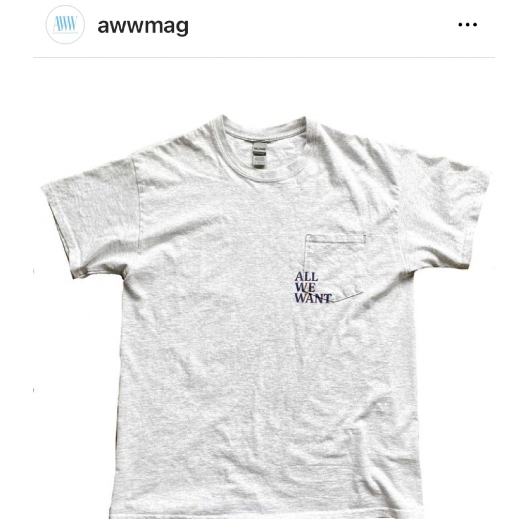 AWW magazine Tシャツ 1