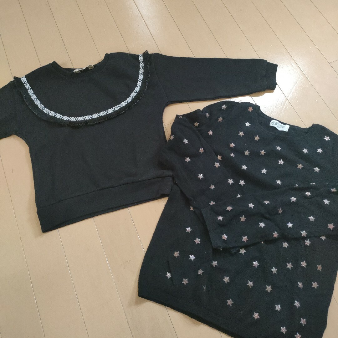 MARKEY'S(マーキーズ)のトップス　2枚セット　長袖　キッズ キッズ/ベビー/マタニティのキッズ服女の子用(90cm~)(ニット)の商品写真