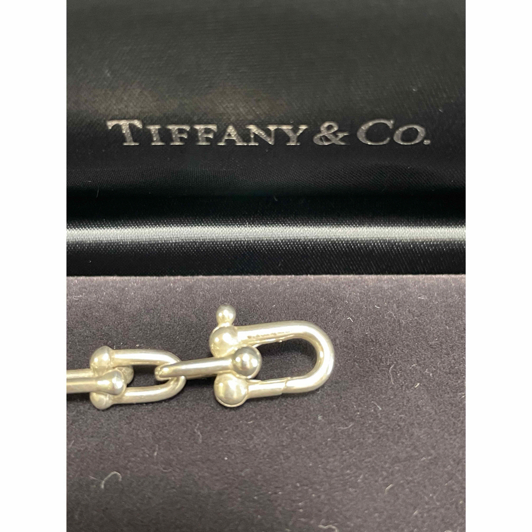 美品 TIFFANY ティファニー ハードウェア ミディアム リンク ネックレス