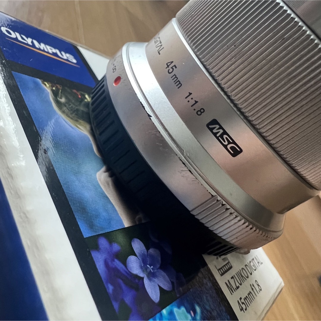 OLYMPUS 交換レンズ M45F1.8 シルバー - その他