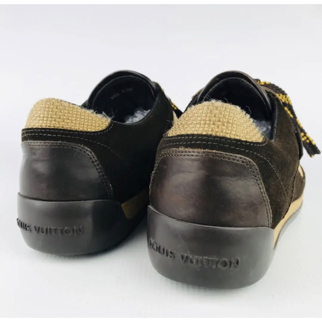 LOUIS VUITTON(ルイヴィトン)のルイヴィトン★レザー切替 エンボスアイコンロゴ スニーカー(351/2) レディースの靴/シューズ(スニーカー)の商品写真