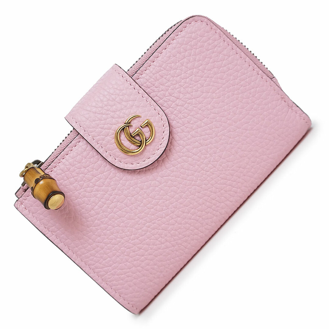 Gucci - グッチ GGマーモント バンブー付き ダブルG ミディアム