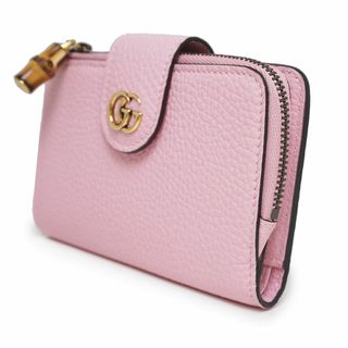 Gucci - グッチ GGマーモント バンブー付き ダブルG ミディアム