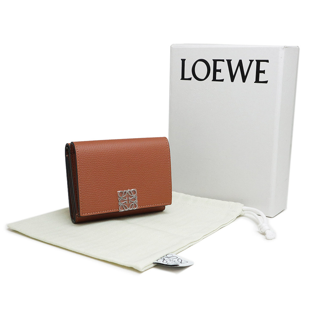 新品  LOEWE ロエベ 三つ折り財布  茶色