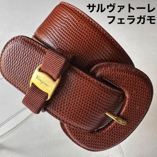 サルヴァトーレフェラガモ(Salvatore Ferragamo)のフェラガモ　ヴァラリボンベルト バックルレザー(ベルト)