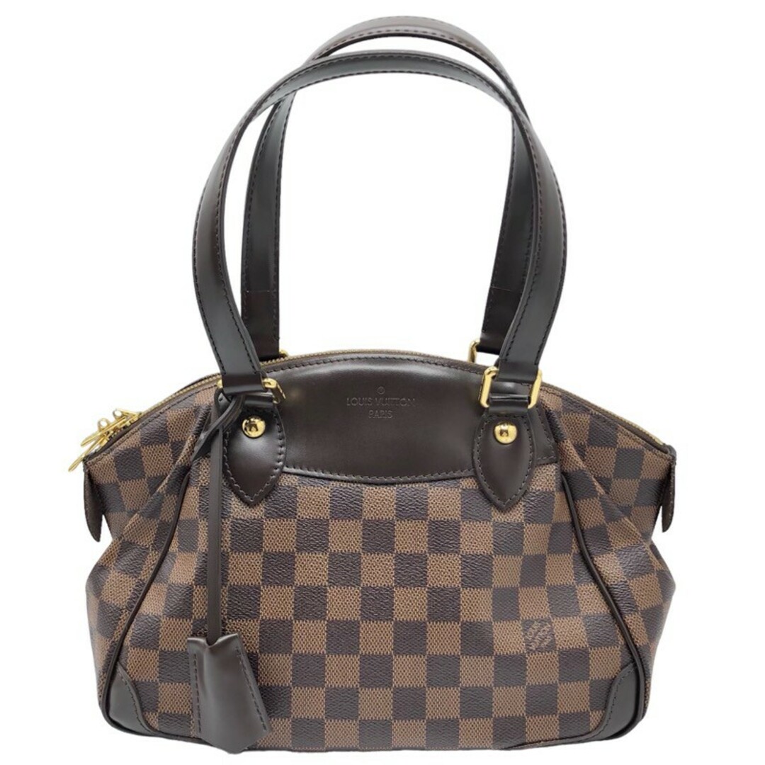 ルイ・ヴィトン LOUIS VUITTON ヴェローナPM N41117 ダミエキャンバス レディース ハンドバッグファスナー内側