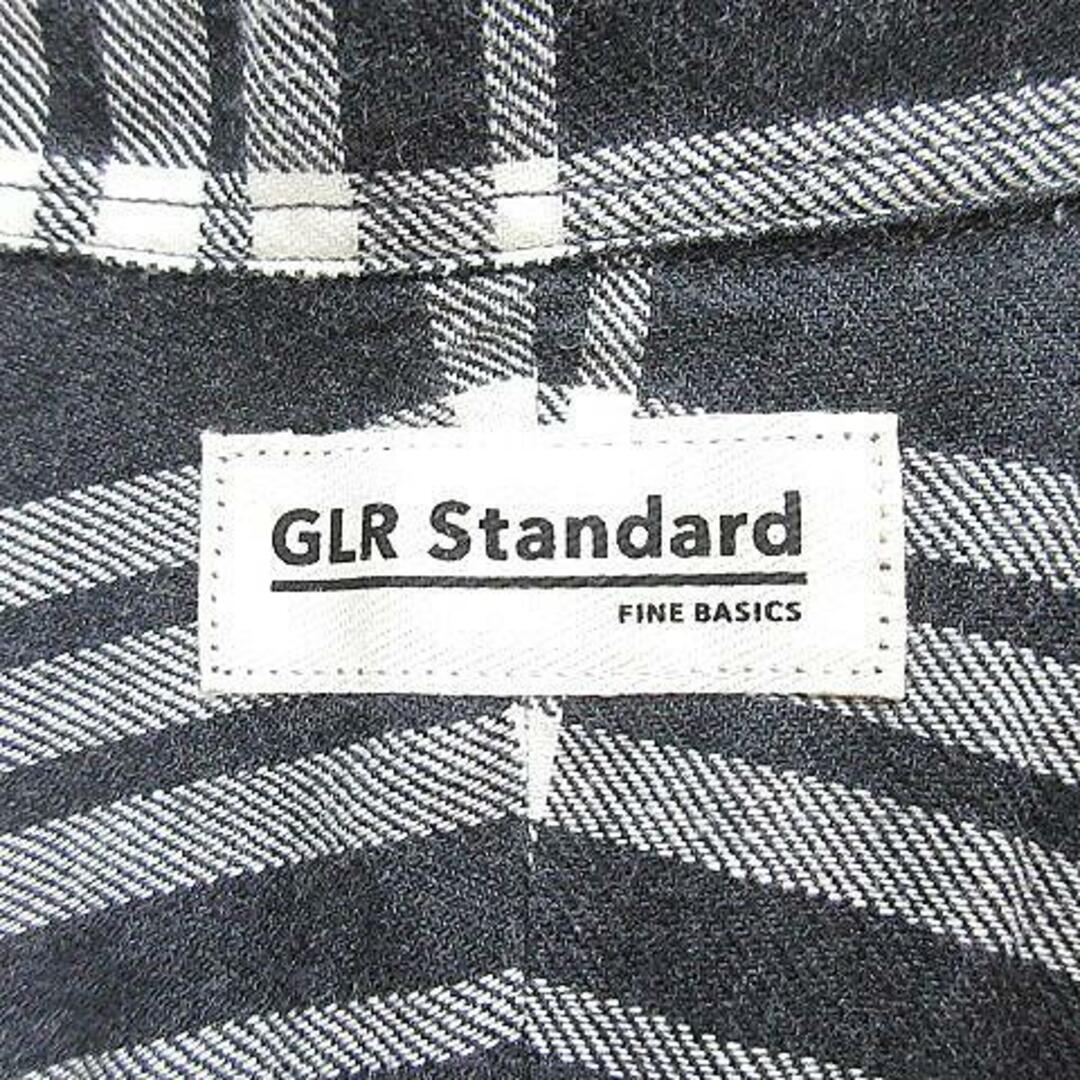 UNITED ARROWS green label relaxing(ユナイテッドアローズグリーンレーベルリラクシング)のグリーンレーベルリラクシング Standard シャツ 長袖 薄手 38 黒 白 レディースのトップス(シャツ/ブラウス(長袖/七分))の商品写真