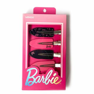 バービー(Barbie)のBarbie バービー　ヘアピン４個入　黒＆ピンク　日本未入荷　希少　輸入品(ヘアピン)