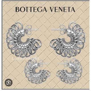 ボッテガヴェネタ BOTTEGAVENETA ピアス イントレチャート シルバー925 シルバー ユニセックス 送料無料 r9474f