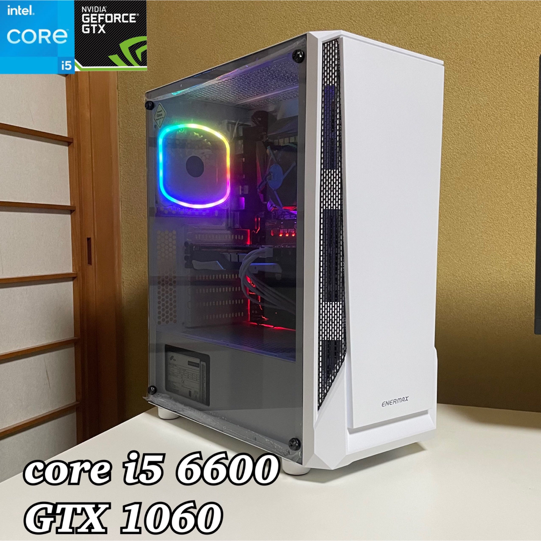 ASUS - 白 ゲーミングPC 第6世代core i5 GTX1060 3GB APEXなどの通販