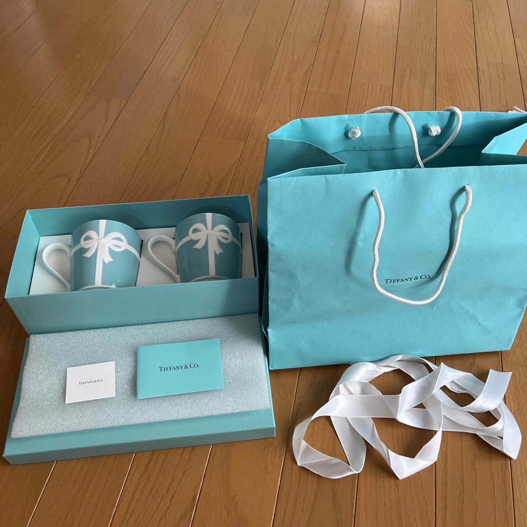 Tiffany & Co. - ティファニー 新品・未使用ブルーリボンマグカップの+