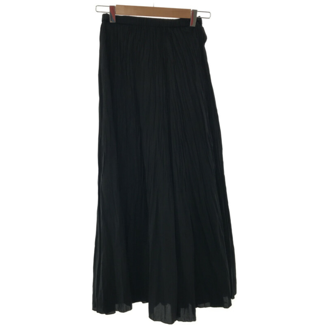 Ron Herman ロンハーマン Wrinkle Pleats Skirt プリーツロングスカート ブラック XS