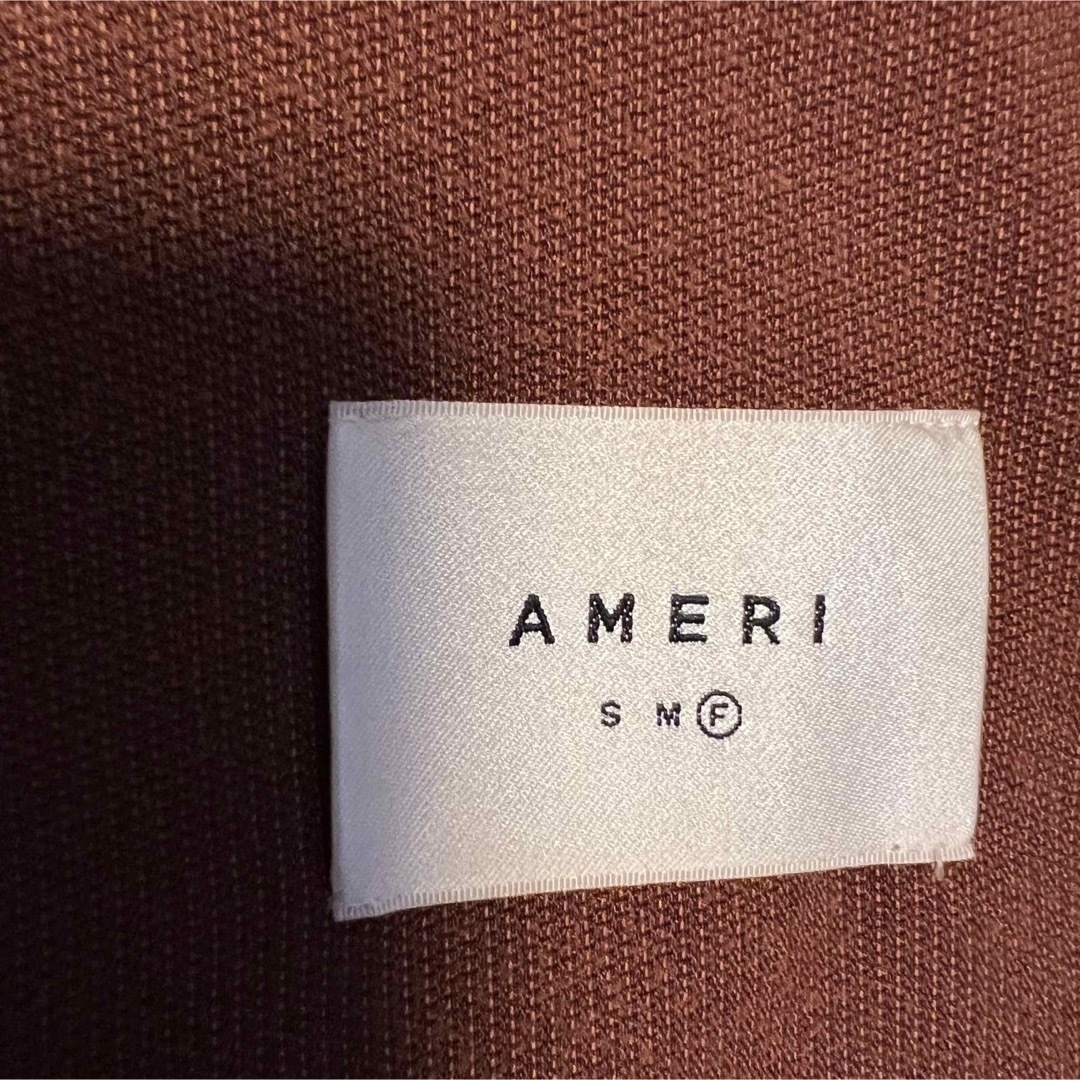 Ameri VINTAGE(アメリヴィンテージ)のAMERIアメリヴィンテージ　コーデュロイノーカラージャケットコート★ブラウン レディースのジャケット/アウター(ロングコート)の商品写真