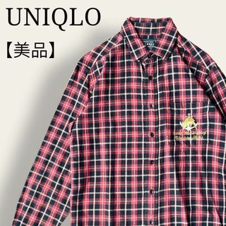 ユニクロ(UNIQLO)の【美品】80's ビンテージユニクロ　高級ピュアコットン100 % ネルシャツ(シャツ)