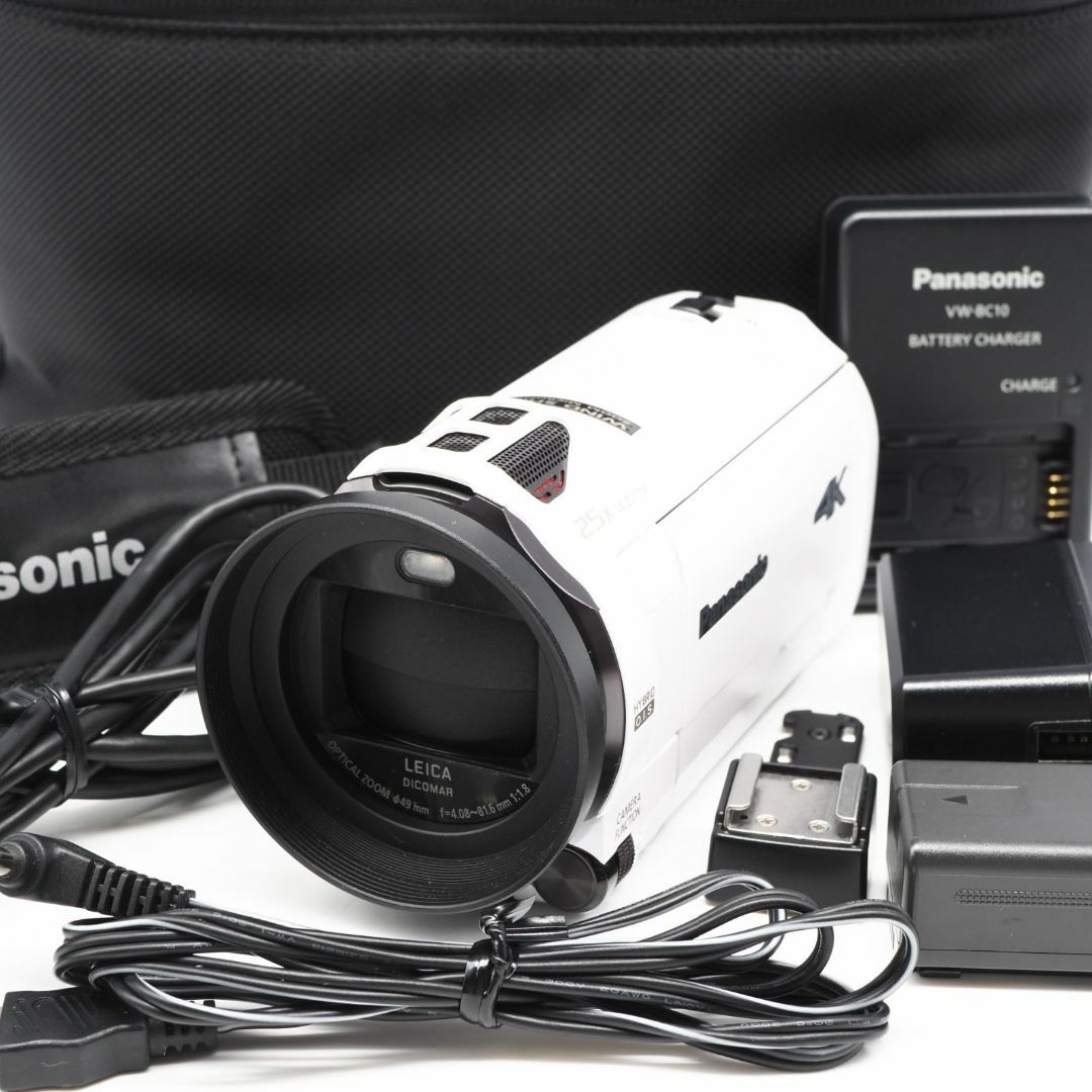 Panasonic - □専用ケース付き□ PANASONIC HC-VX985M-W □ほぼ新品