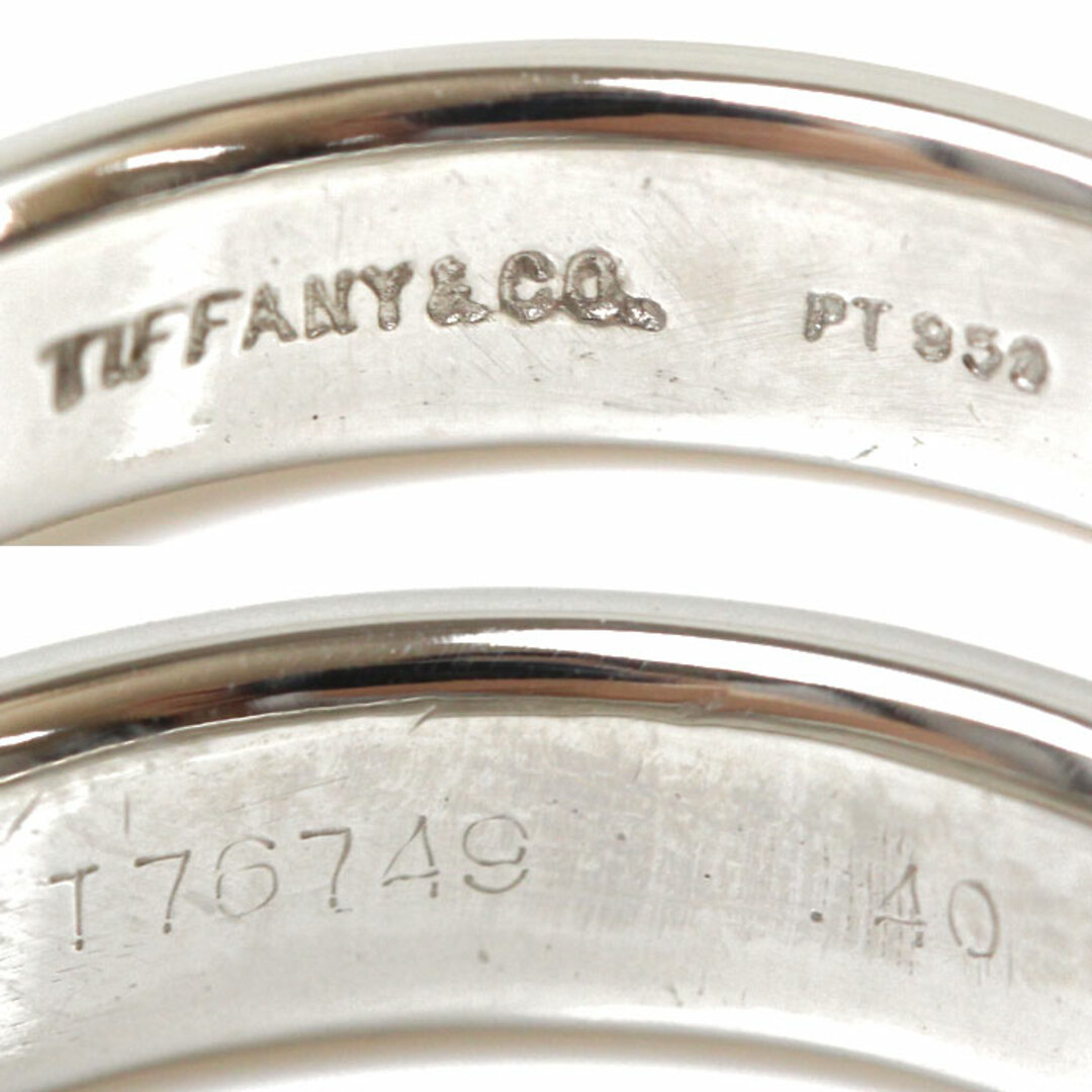 TIFFANY&Co. ティファニー Pt950プラチナ ドッツ ソリティア リング・指輪 ダイヤモンド0.40ct 14号 8.0g レディース【美品】 4