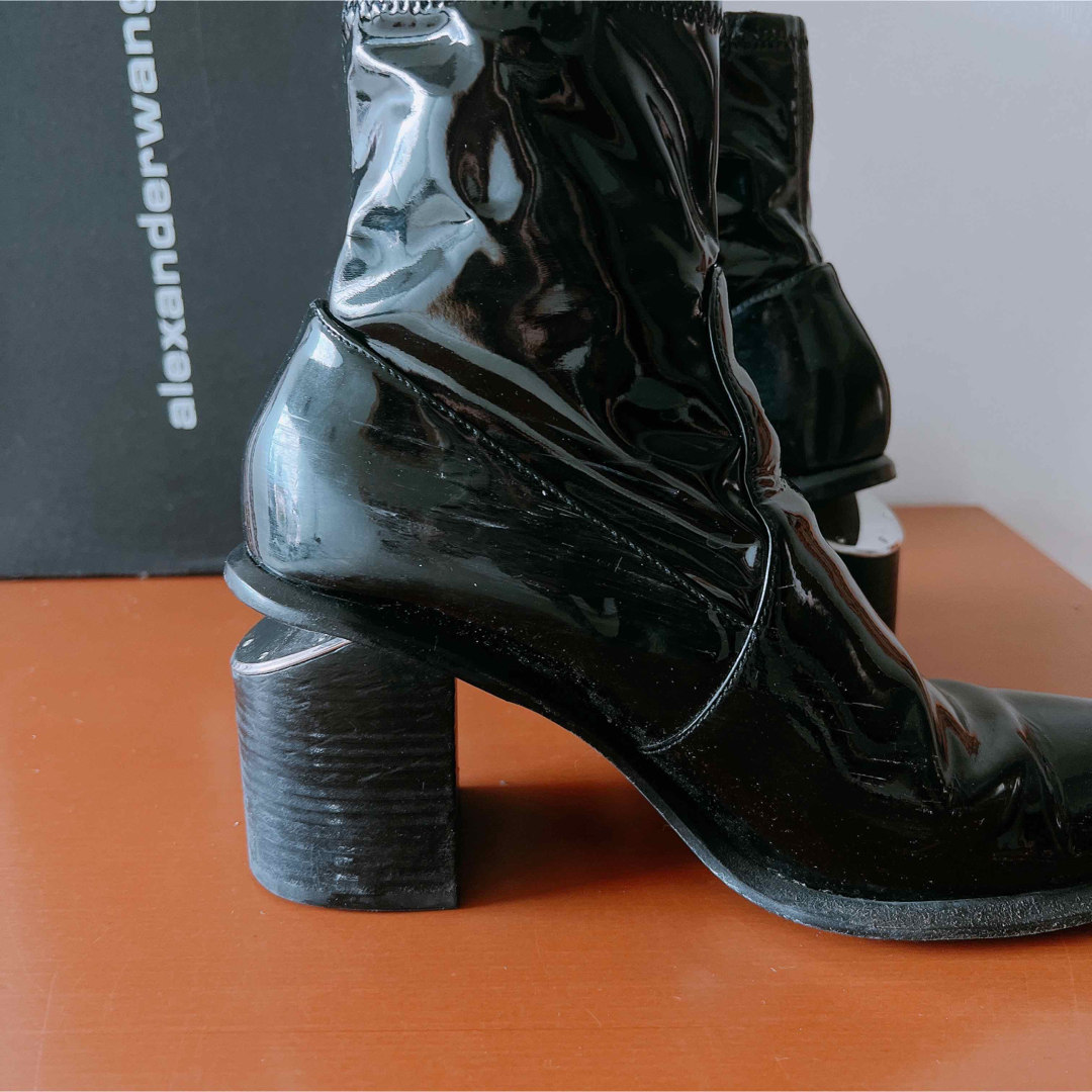 アレキサンダーワン エナメル ショートブーツ Alexander wang アレキサンダーワン エナメル ショートブーツ Alexander wang