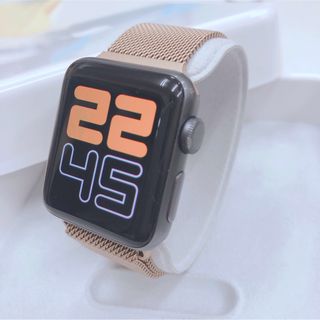 アップルウォッチ(Apple Watch)のApple Watch シリーズ3 GPSモデル アップルウォッチ 38mm 黒(その他)