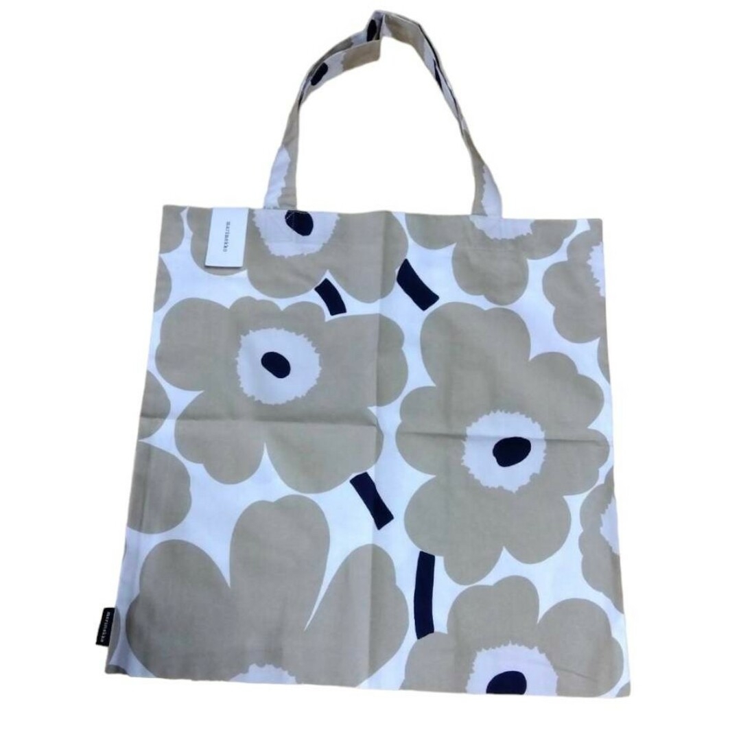 marimekko(マリメッコ)の新品 タグあり マリメッコ トートバッグ エコバッグ ベージュ レディースのバッグ(トートバッグ)の商品写真