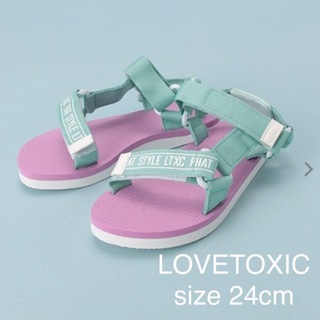 lovetoxic - 新品　LOVETOXIC スポーツサンダル　24cm