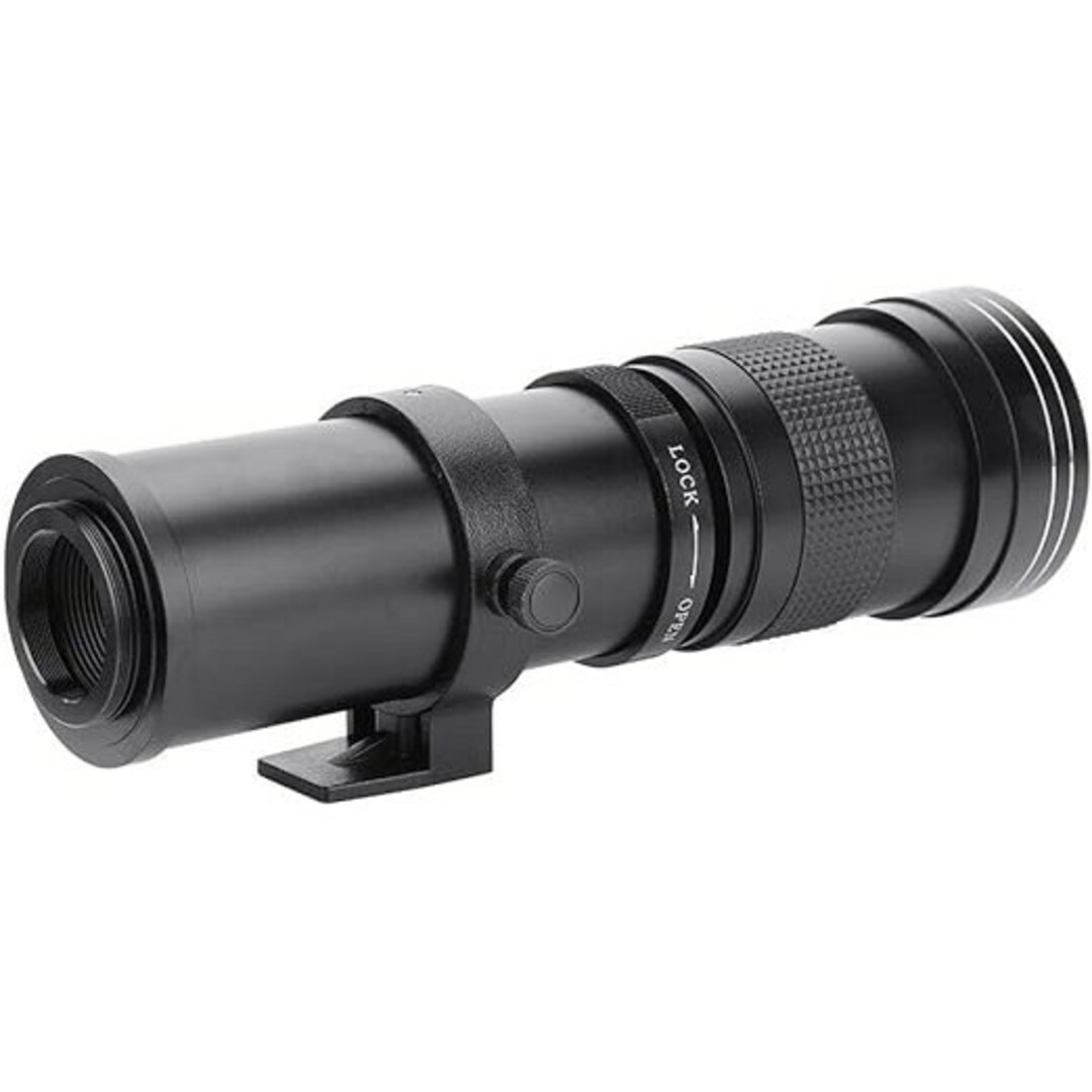 望遠レンズ 420-800mm F/8.3-16 DSLRカメラ用手動ズーム-