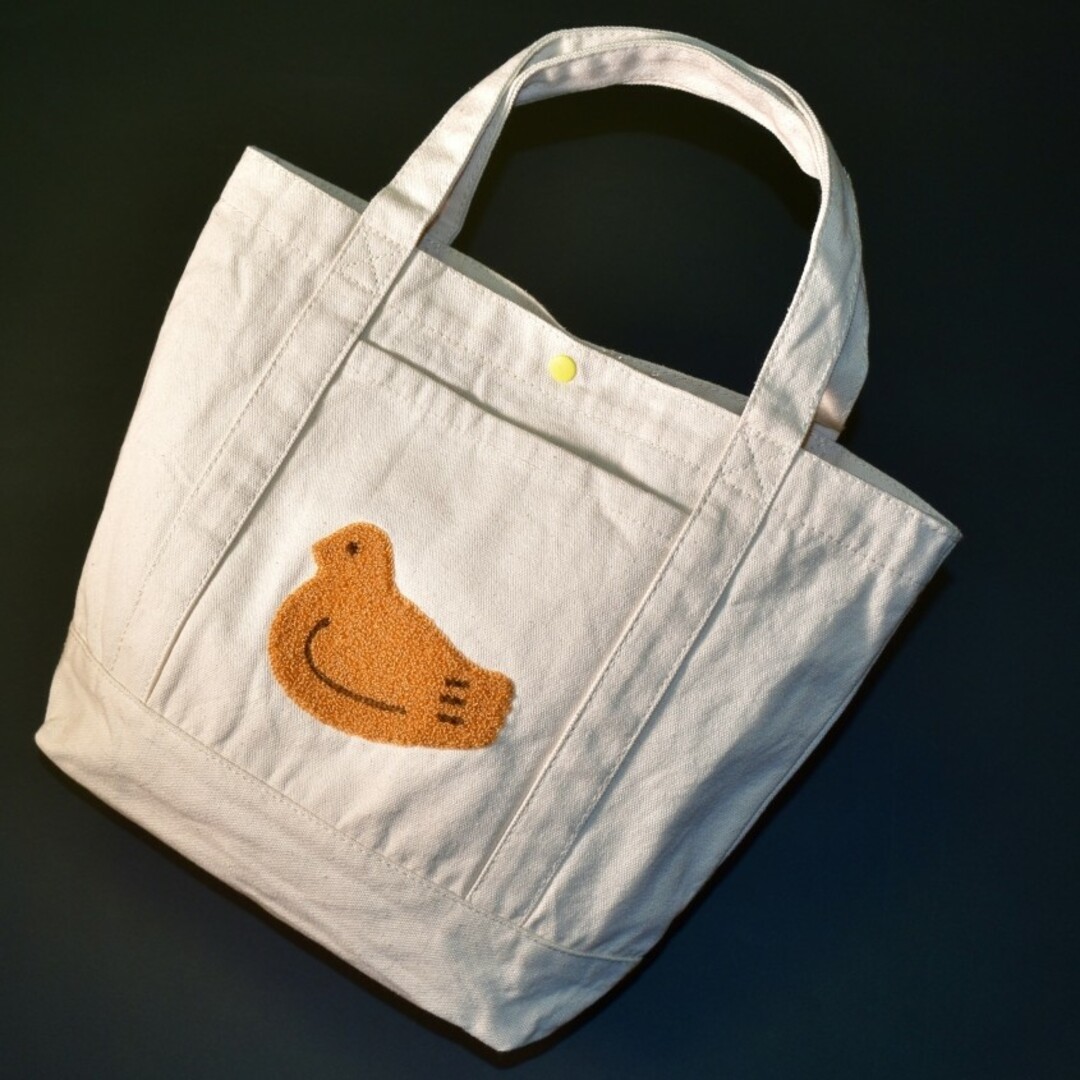 もこもこ刺繍入り 鳩もこトート/鳩サブレ/豊島屋 レディースのバッグ(トートバッグ)の商品写真