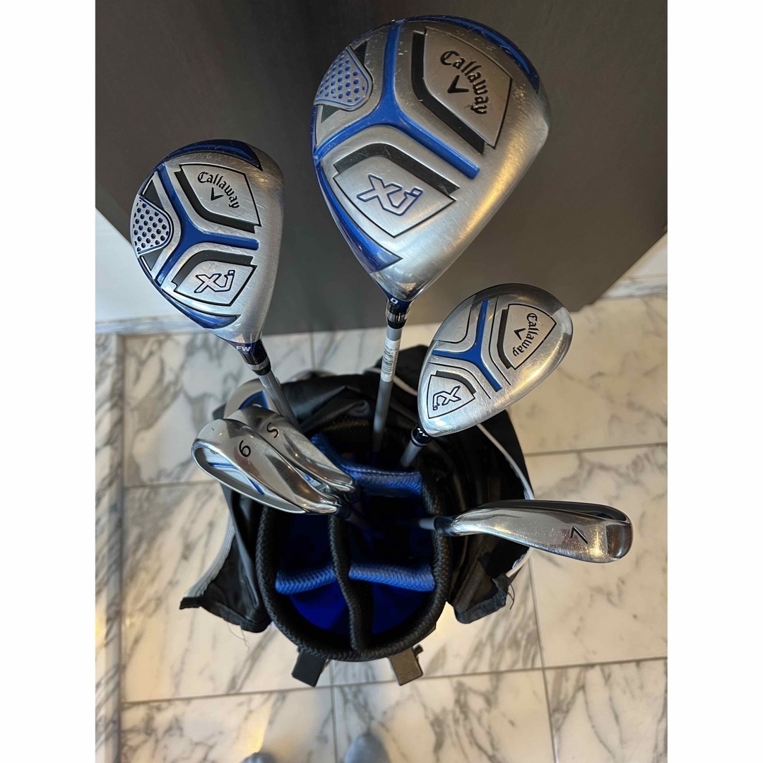 Callaway(キャロウェイ)のキャロウェイXJ  ボーイズ　ゴルフクラブセット　 スポーツ/アウトドアのゴルフ(クラブ)の商品写真