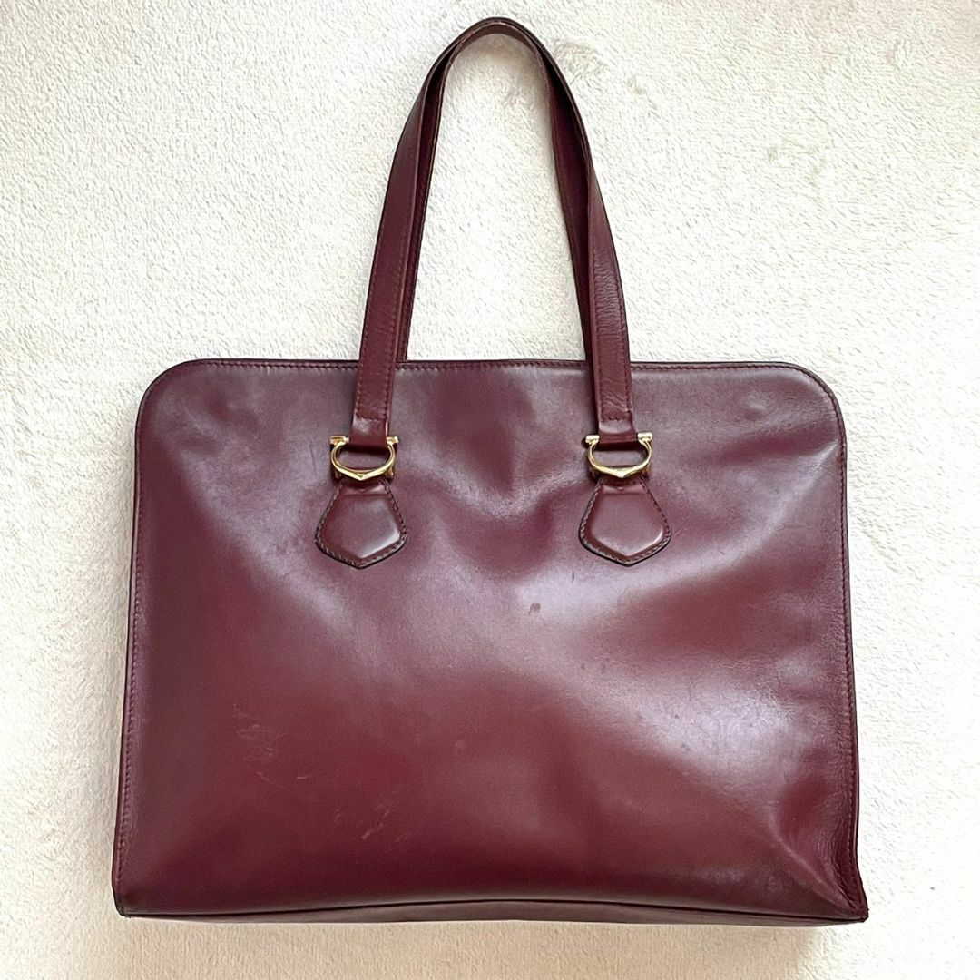 Cartier - 良品 カルティエ トートバッグ マストライン デカロゴ A4