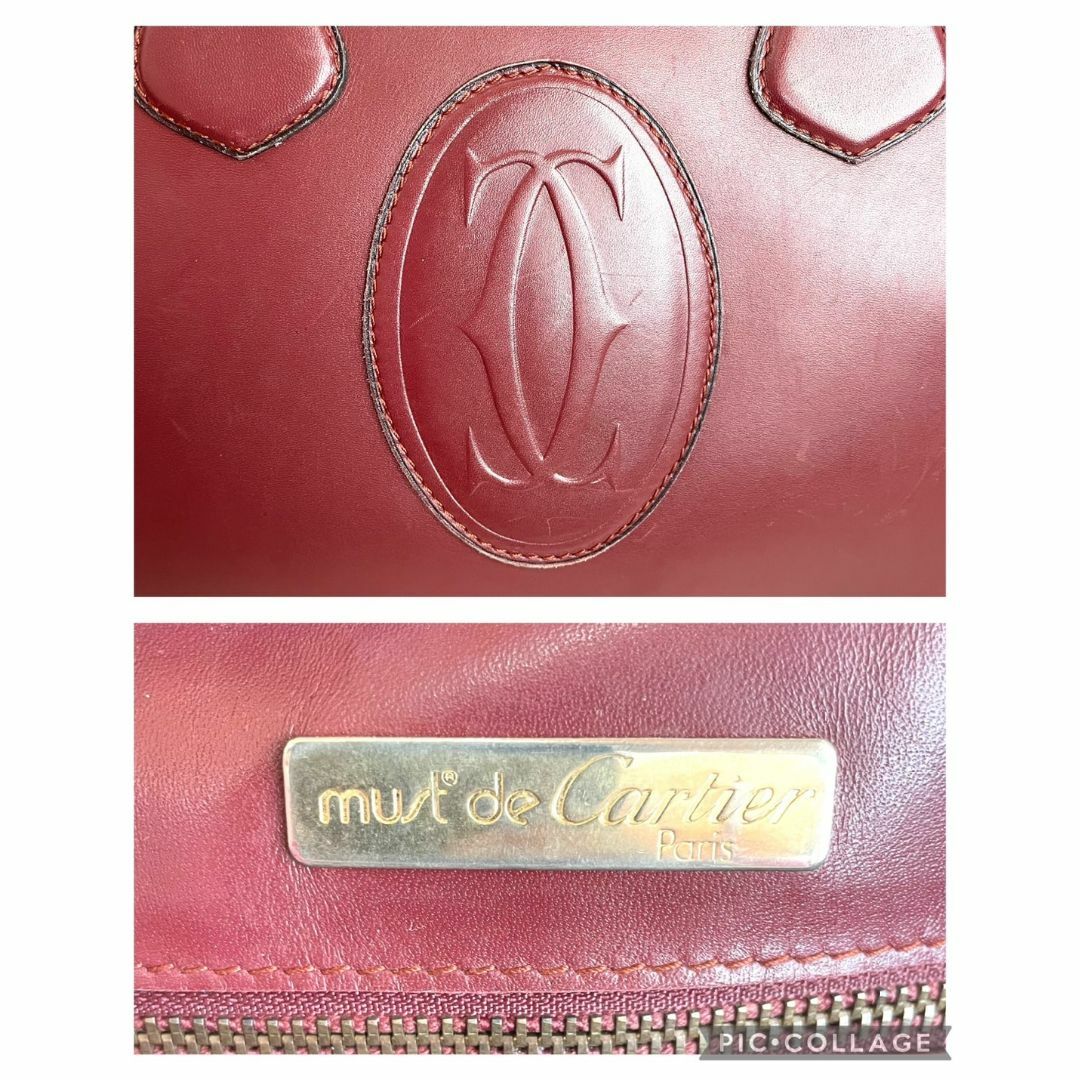 Cartier - 良品 カルティエ トートバッグ マストライン デカロゴ A4