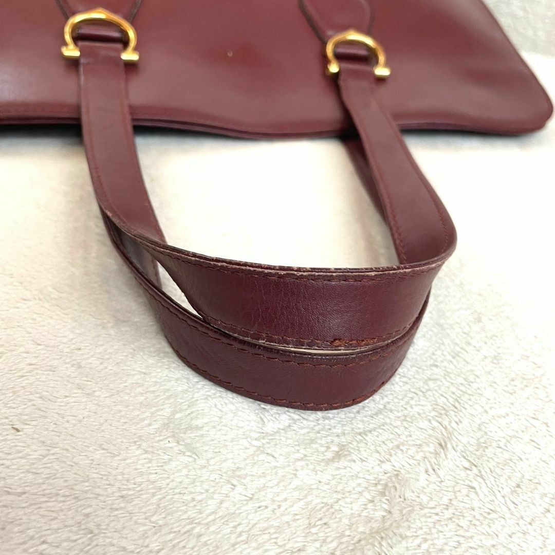 Cartier - 良品 カルティエ トートバッグ マストライン デカロゴ A4