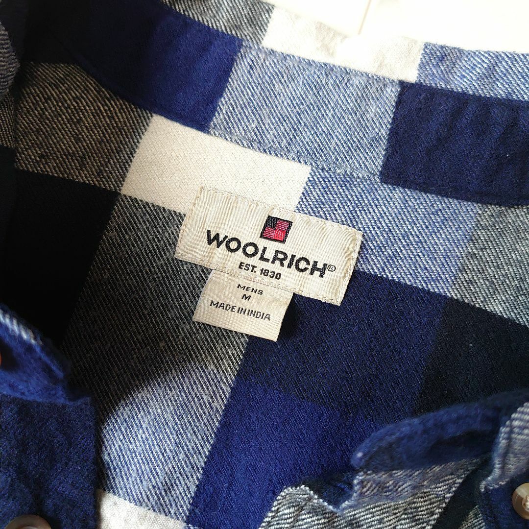 WOOLRICH(ウールリッチ)のWOOLRICH ウールリッチ ネルシャツ インド製 コットン チェック 総柄 メンズのトップス(シャツ)の商品写真