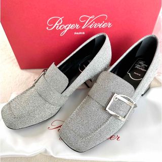 ロジェヴィヴィエ(ROGER VIVIER)の最終値下げ！新品未使用！ロジェヴィヴィエ　グリッターモカシン(スリッポン/モカシン)