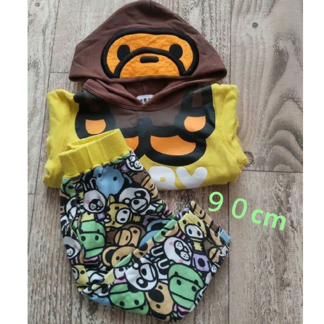 BAPE KIDS - BAPE KIDS パーカー&スウェットパンツ 90cmの通販 by